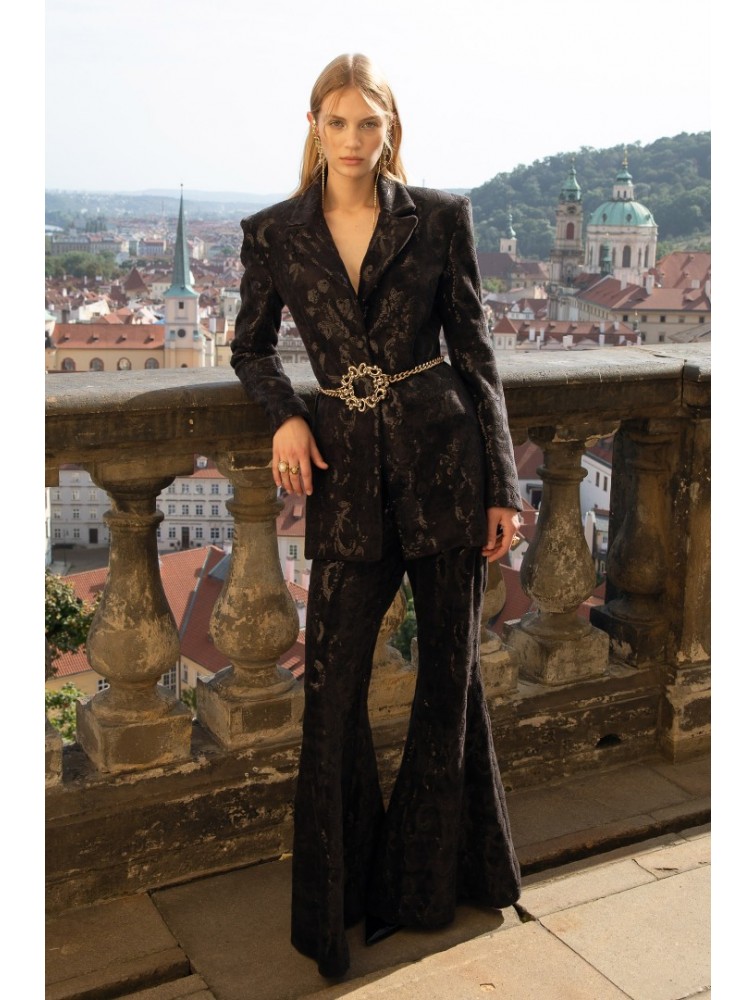 NIDODILEDA Medias Pants Black Μαύρη Παντελόνα