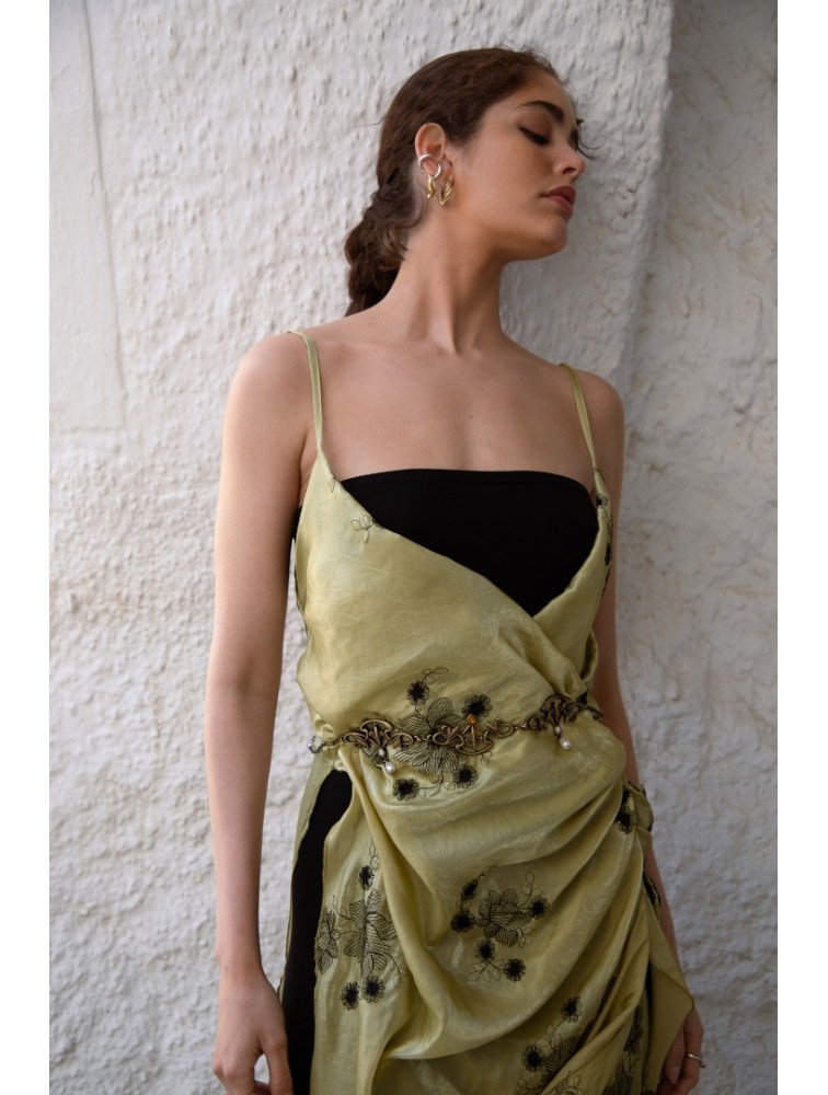 NIDODILEDA Merge Cover Up Beaded