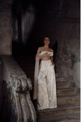 NIDODILEDA Merit Pants Off White Εκρού Παντελόνα