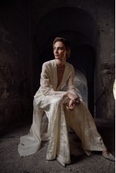 NIDODILEDA Merit Pants Off White Εκρού Παντελόνα