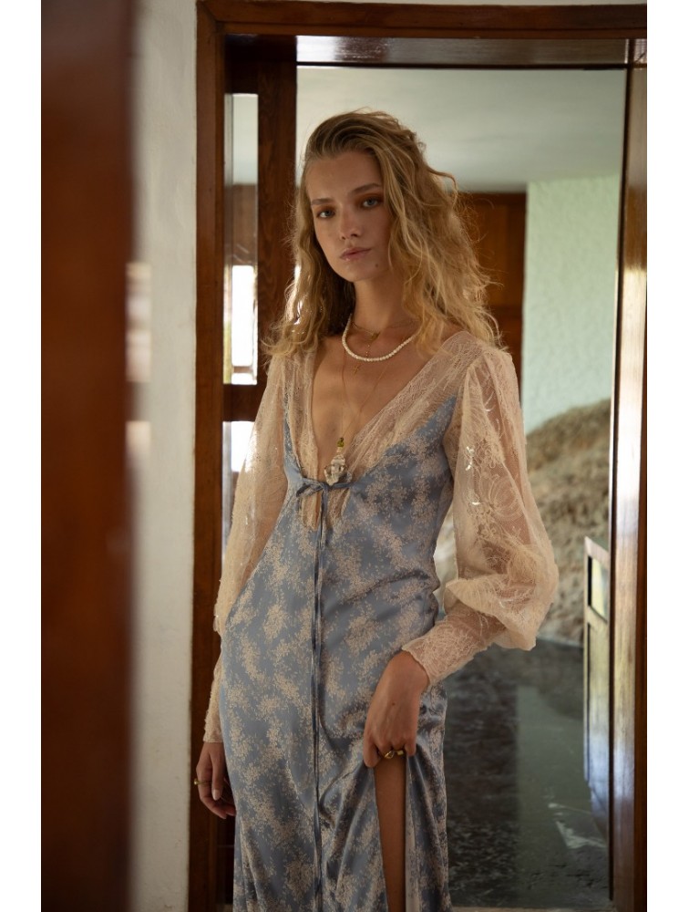 NIDODILEDA Miralu Dress Light Blue Γαλάζιο Φόρεμα