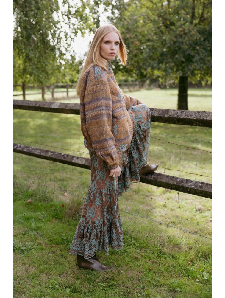 NIDODILEDA Morgan Jacket Wool Textured Multi Πολύχρωμο Μάλλινο Τζάκετ
