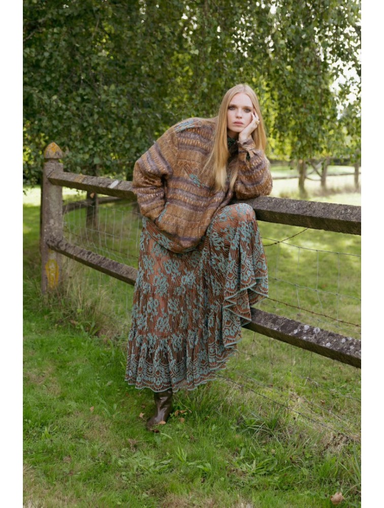 NIDODILEDA Morgan Jacket Wool Textured Multi Πολύχρωμο Μάλλινο Τζάκετ