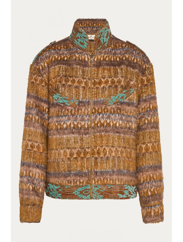 NIDODILEDA Morgan Jacket Wool Textured Multi Πολύχρωμο Μάλλινο Τζάκετ