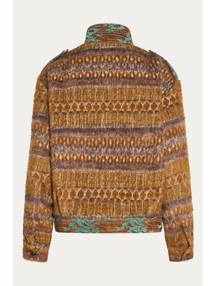 NIDODILEDA Morgan Jacket Wool Textured Multi Πολύχρωμο Μάλλινο Τζάκετ