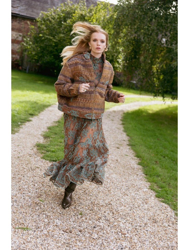 NIDODILEDA Morgan Jacket Wool Textured Multi Πολύχρωμο Μάλλινο Τζάκετ