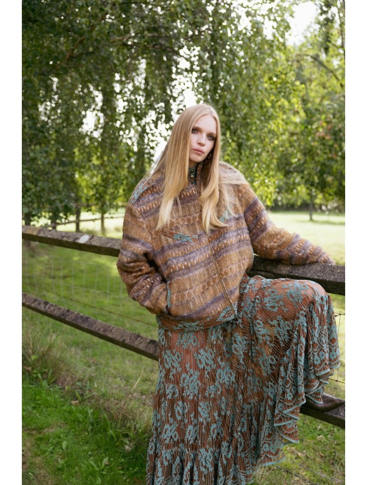 NIDODILEDA Morgan Jacket Wool Textured Multi Πολύχρωμο Μάλλινο Τζάκετ