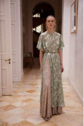 NIDODILEDA Movement Pants Sequin Embroidered Nude Ασημί Παγετένια Παντελόνα