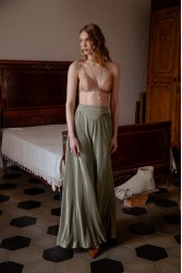 NIDODILEDA Natural Pants Olive Green Λαδί Παντελόνα