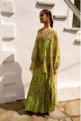 NIDODILEDA Nolwen Kimono Shirt Floral Sequined Embroidered