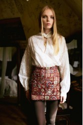 NIDODILEDA Nora Skirt Embroidered Mini Multi Μίνι Πολύχρωμη Κεντητή Φούστα