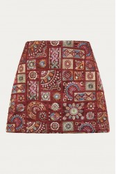 NIDODILEDA Nora Skirt Embroidered Mini Multi Μίνι Πολύχρωμη Κεντητή Φούστα