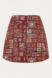 NIDODILEDA Nora Skirt Embroidered Mini Multi Μίνι Πολύχρωμη Κεντητή Φούστα