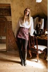 NIDODILEDA Nora Skirt Embroidered Mini Multi Μίνι Πολύχρωμη Κεντητή Φούστα