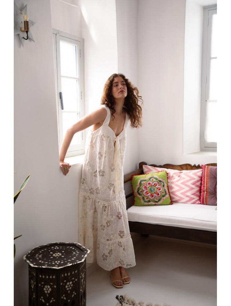 NIDODILEDA Odyssey Dress Floral Lace Overlay