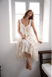 NIDODILEDA Odyssey Dress Floral Lace Overlay