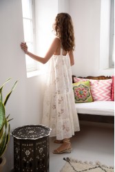 NIDODILEDA Odyssey Dress Floral Lace Overlay