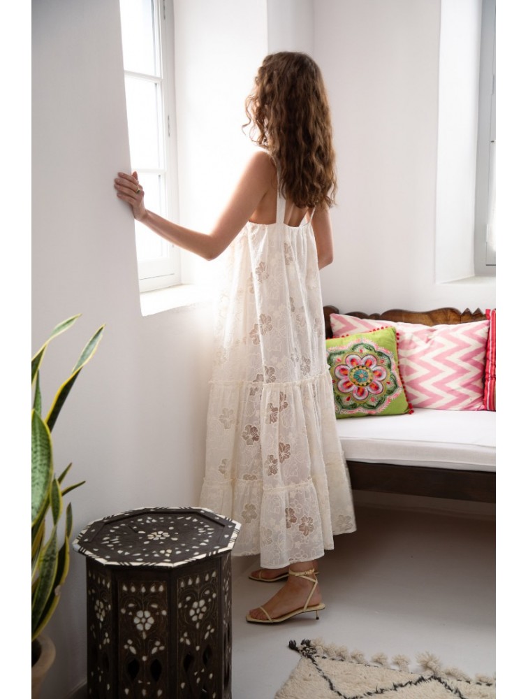 NIDODILEDA Odyssey Dress Floral Lace Overlay