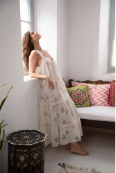 NIDODILEDA Odyssey Dress Floral Lace Overlay