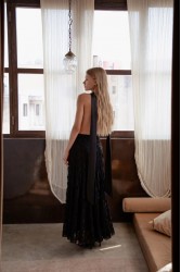 NIDODILEDA Olvida Skirt Knitted Μαύρη Φούστα