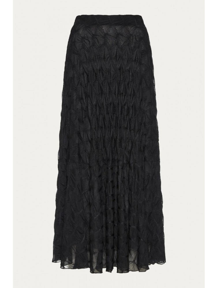 NIDODILEDA Olvida Skirt Knitted Μαύρη Φούστα