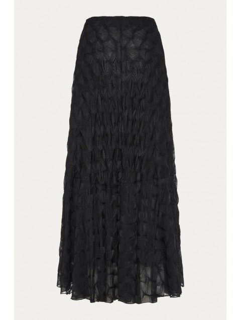 NIDODILEDA Olvida Skirt Knitted Μαύρη Φούστα
