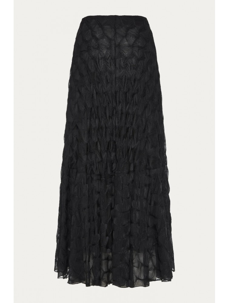 NIDODILEDA Olvida Skirt Knitted Μαύρη Φούστα
