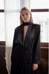 NIDODILEDA Olvida Skirt Knitted Μαύρη Φούστα