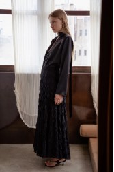 NIDODILEDA Olvida Skirt Knitted Μαύρη Φούστα