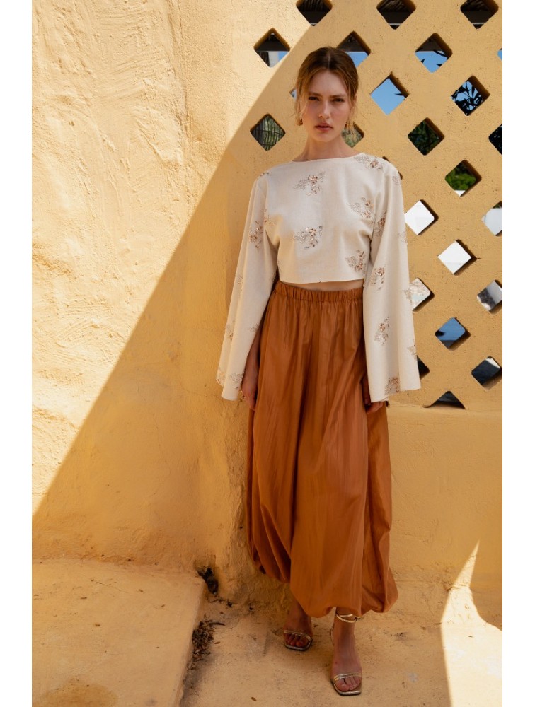 NIDODILEDA Orian Balloon Pants Semisheer Muslin