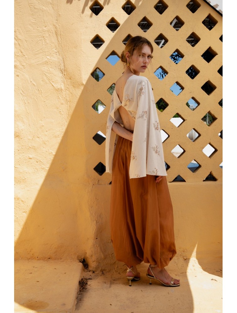 NIDODILEDA Orian Balloon Pants Semisheer Muslin