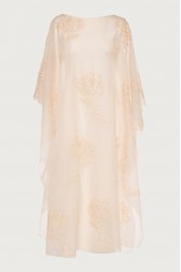 NIDODILEDA Path Cape Bead Embroidered Slitted