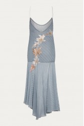 NIDODILEDA Phase Dress Sequined Floral Applique