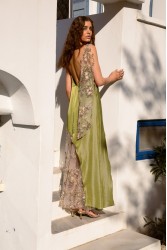 NIDODILEDA Philomena Dress Satin Floral Embroidered