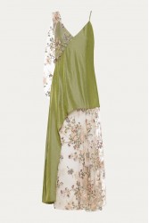 NIDODILEDA Philomena Dress Satin Floral Embroidered