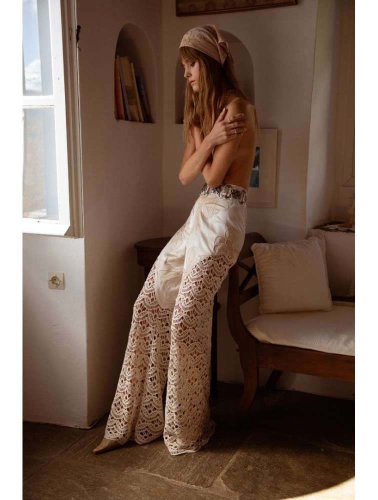 NIDODILEDA Radiant Pants Off White