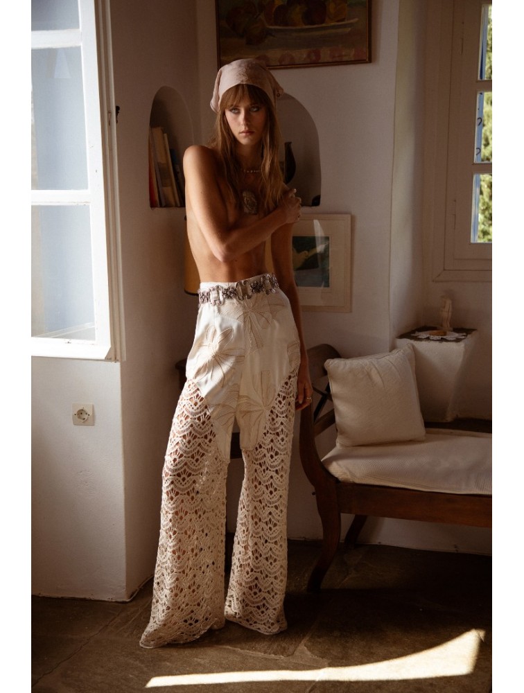 NIDODILEDA Radiant Pants Off White