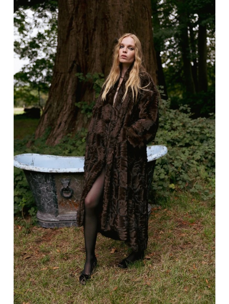 NIDODILEDA Rei Fur Faux Fur Chocolate Καφέ Γούνα