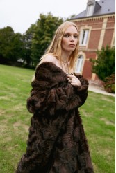 NIDODILEDA Rei Fur Faux Fur Chocolate Καφέ Γούνα