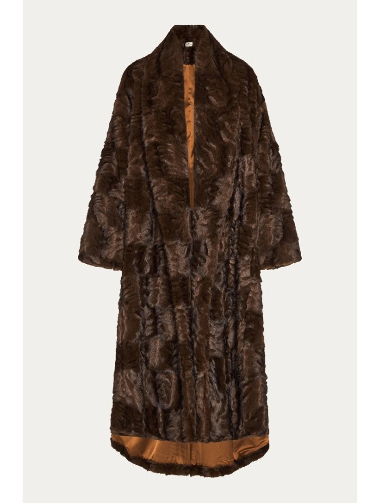 NIDODILEDA Rei Fur Faux Fur Chocolate Καφέ Γούνα
