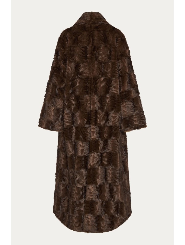 NIDODILEDA Rei Fur Faux Fur Chocolate Καφέ Γούνα