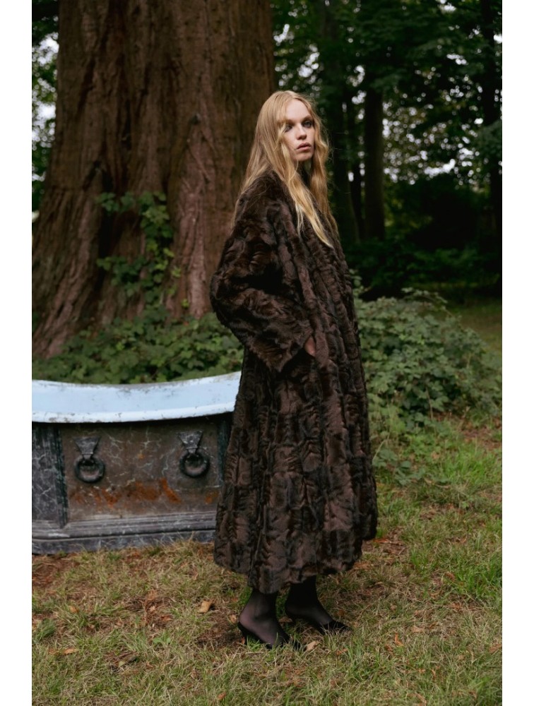 NIDODILEDA Rei Fur Faux Fur Chocolate Καφέ Γούνα