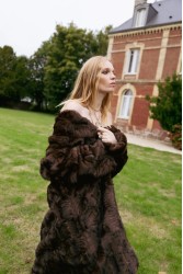 NIDODILEDA Rei Fur Faux Fur Chocolate Καφέ Γούνα