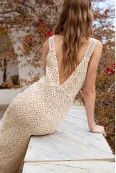 NIDODILEDA Revival Dress Sand
