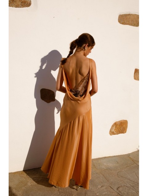NIDODILEDA Rhea Dress Satin Lace Embellished