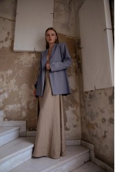 NIDODILEDA Rhia Blazer Grey Γκρι Μπλέιζερ