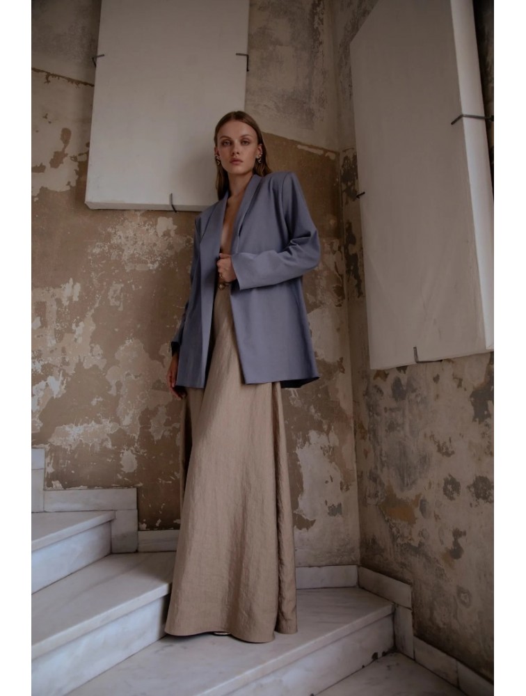 NIDODILEDA Rhia Blazer Grey Γκρι Μπλέιζερ