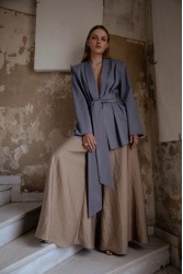 NIDODILEDA Rhia Blazer Grey Γκρι Μπλέιζερ