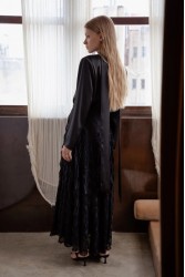 NIDODILEDA Rhia Blazer Satin Black Μαύρο Σατέν Μπλέιζερ