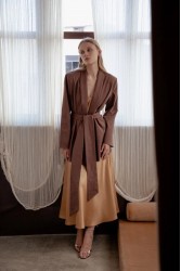 NIDODILEDA Rhia Blazer Brown Καφέ Μπλέιζερ
